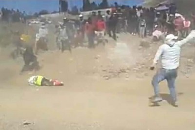 Fatal accidente en el motociclismo termina con la vida del competidor en Oruro