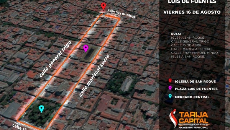 Hoy se da inicio a la primera procesi&oacute;n: Presentaron la ruta de Los Chunchos.
