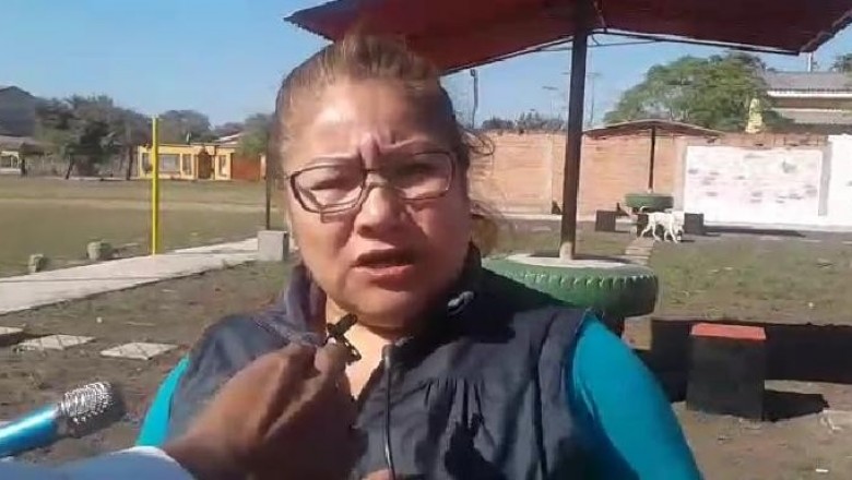 Vecinos de un Barrio en Yacuiba denuncian que la Alcald&iacute;a construye un parque con material deteriorado 