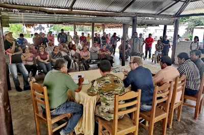Gobernación junto a Cofadena gestionarán construcción de pozos para solucionar problema de la sequia en el Chaco