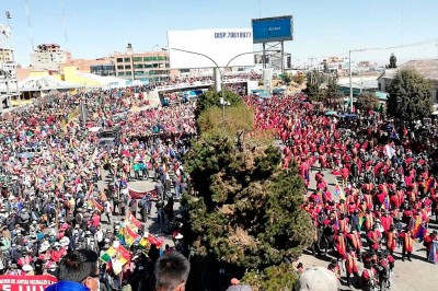 COB decide huelga general indefinida en demanda de elecciones el 6 de septiembre