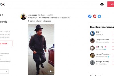 Tata Quispe crea su cuenta en TikTok y baila música peruana en su oficina