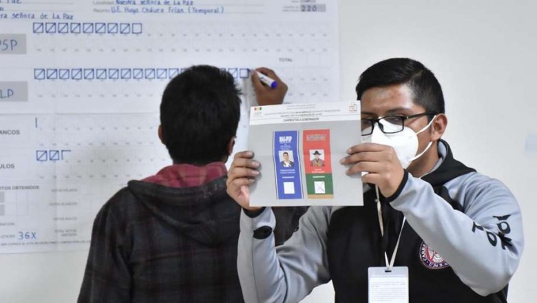 Opositores al MAS toman ventaja en el c&oacute;mputo parcial de votos del TSE
