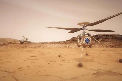 El Helic&oacute;ptero Ingenuity consigue volar con &eacute;xito en Marte, seg&uacute;n la NASA