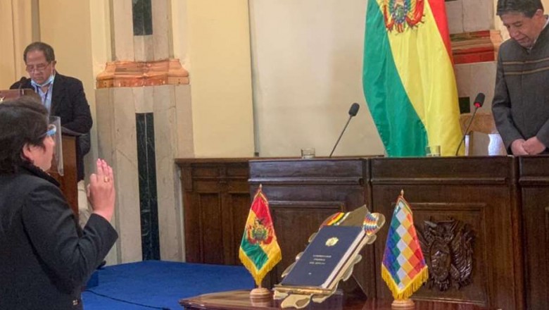 Arce designa a Dina Chuquimia como vocal ante el TSE