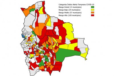 Sube a 100 la cantidad de municipios en Riesgo Alto de contagios COVID-19