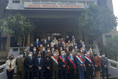 Gobernador Montes participó de acto protocolar en honor a los 75 años de la UAMJS