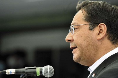 Arce viajará a México y luego a la asamblea de la ONU