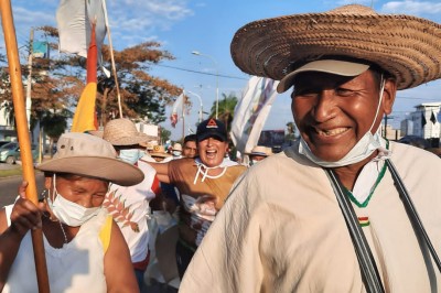 Marcha indígena enviará una comisión a La Paz para pedir diálogo con el presidente Arce