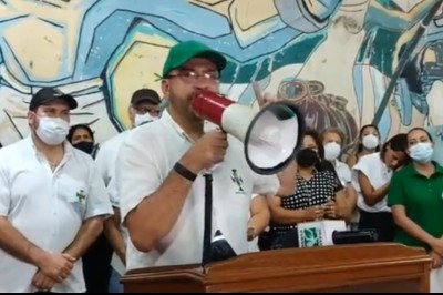 Rómulo Calvo dice que se juegan su ‘última carta’ con el paro y llama a las FFAA a protegerlos