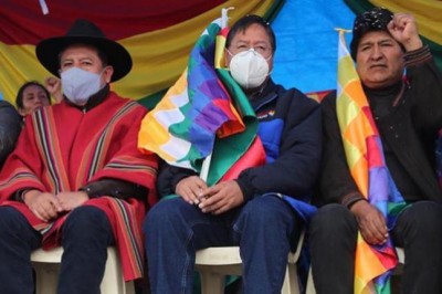 Evo sobre marcha del MAS: “Esto es un calentamiento (…) El lunes va a reventar La Paz”