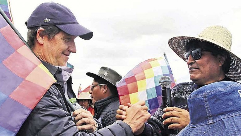 El embajador argentino va a marchar con Evo y lo denuncian por intromisi&oacute;n