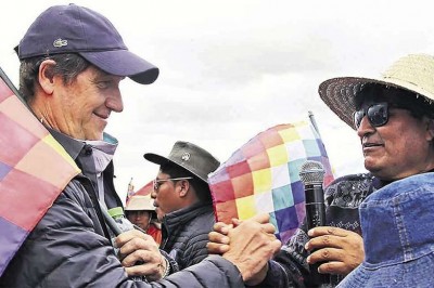 El embajador argentino va a marchar con Evo y lo denuncian por intromisión