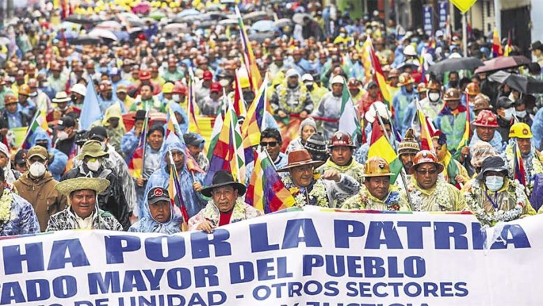 Marchistas del MAS amenazan con la nacionalizaci&oacute;n de empresas cruce&ntilde;as