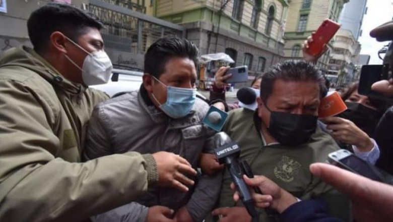 Trasladan a Quispe a la Fiscal&iacute;a y su defensa asegura que &ldquo;sembraron&rdquo; pruebas