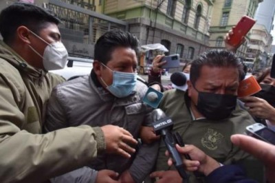 Trasladan a Quispe a la Fiscalía y su defensa asegura que “sembraron” pruebas