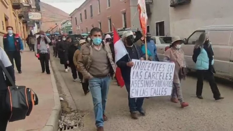 Marcha en Potos&iacute; pide la renuncia de Gobernador