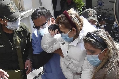 Amplían la detención de Áñez por tres meses más, por el caso golpe I