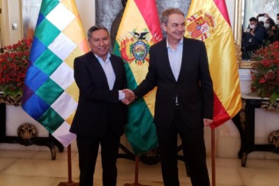 Rodríguez Zapatero visita Bolivia para abordar temas para la integración de Latinoamérica