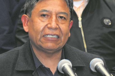 El MAS conmina a David Choquehuanca a no usar su cargo para dividir el partido