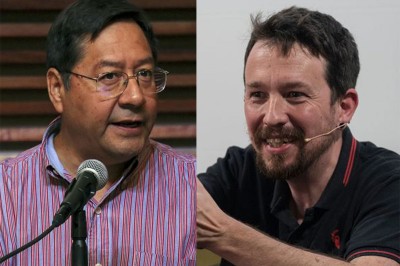 Arce le dice a Pablo Iglesias ‘que la verdad se impondrá a las mentiras’ como pasó en Bolivia sobre 2019