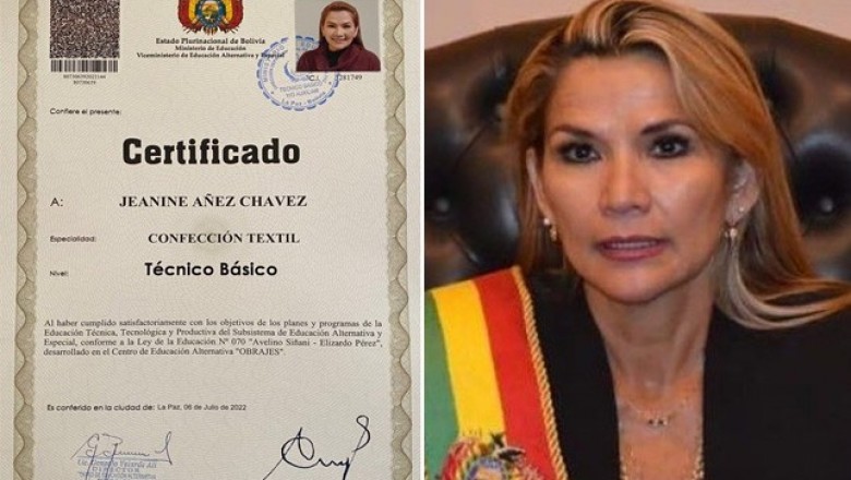 Expresidenta A&ntilde;ez obtiene certificado de confecci&oacute;n textil en la c&aacute;rcel de Miraflores