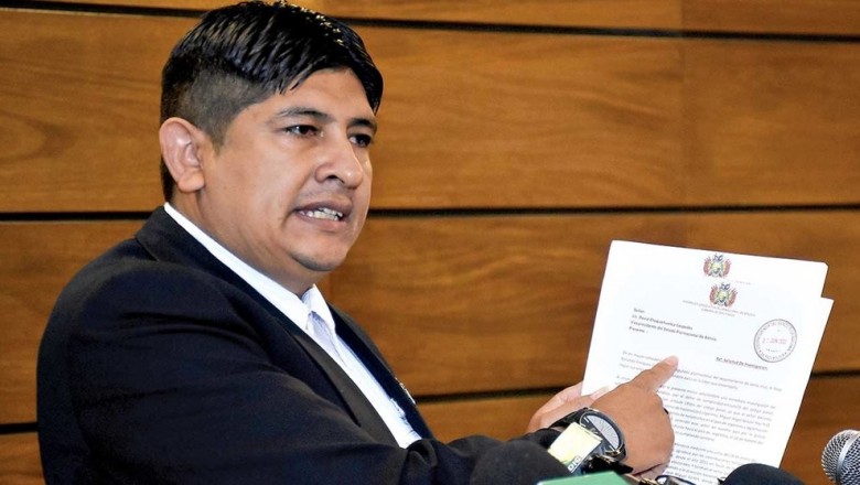 Diputado Cu&eacute;llar denuncia a Camacho por corrupci&oacute;n