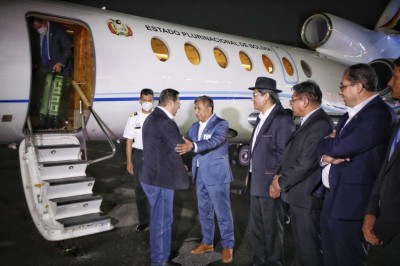Arce llega a EEUU para la sesión de la ONU y reunirse con tres presidentes