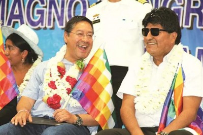 Evo y Arce dejan de lado su pugna y se unen en contra del paro indefinido