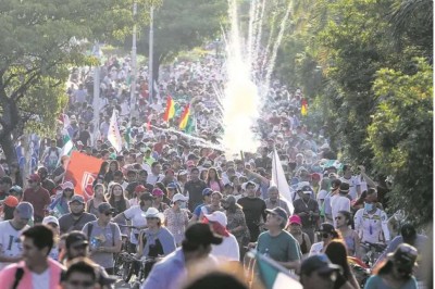 Dos años de mandato de Arce con su bancada dividida y censo pendiente