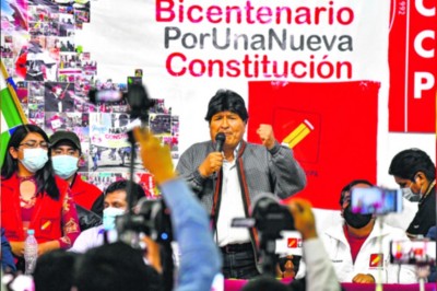 Evo rechaza investigación de Perú y está en Venezuela donde busca apoyo médico