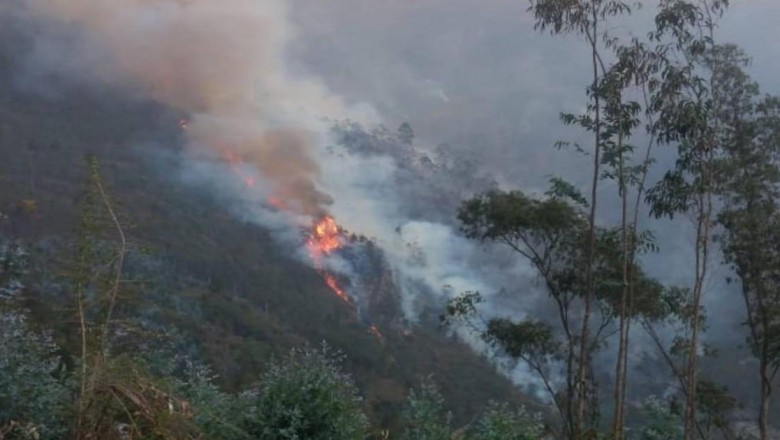 El fuego descontrolado genera preocupaci&oacute;n en el municipio de Quime