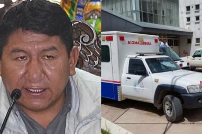 Fiscales retroceden y ahora llevan a juicio a gobernador de Potosí por las 41 ambulancias